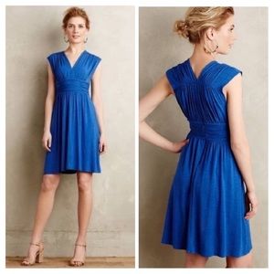 ✨ SOLD ✨ Anthropologie Royal Blue Midi Dress